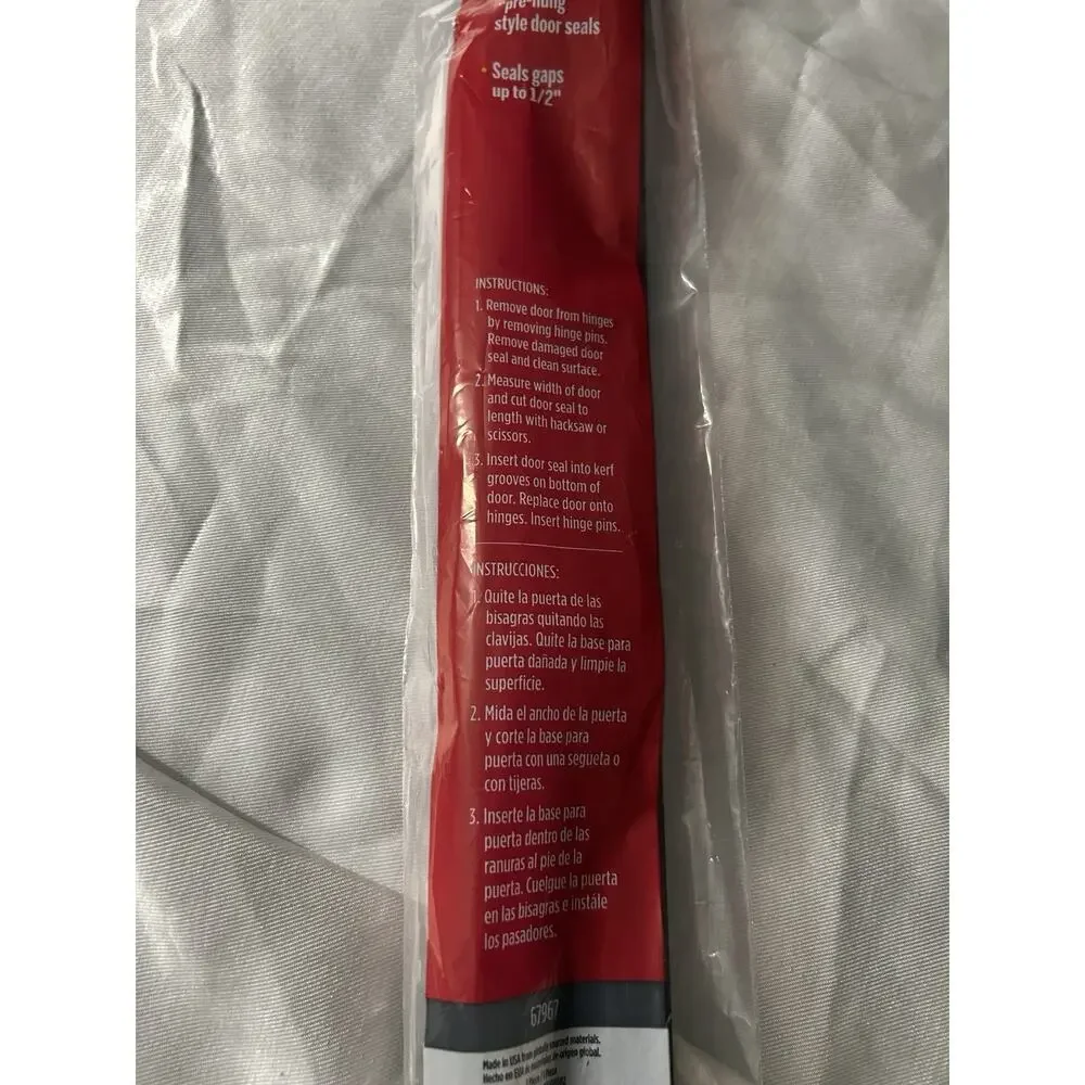 Building Products 36 in Brown Vinyl Concealed Kerf/Channel Fit Under Door Seal